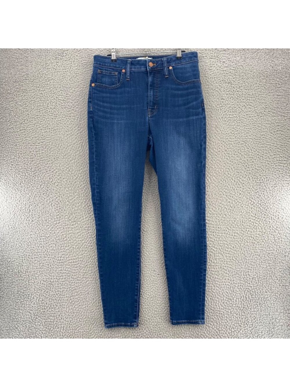 Madewell Jeans Womens 29 Blue Curvy High Rise Skinny Stretch Denim Ankle Pockets